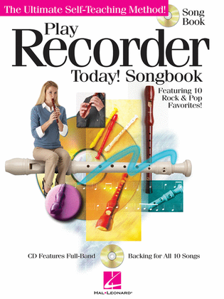 Book cover for Play Recorder Today! Songbook