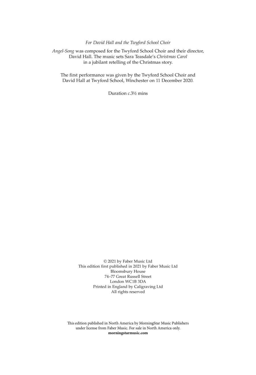 Angel-Song Piano Accompaniment scores gallery preview page 1