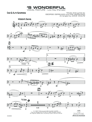 'S Wonderful: 2nd E-flat Alto Saxophone