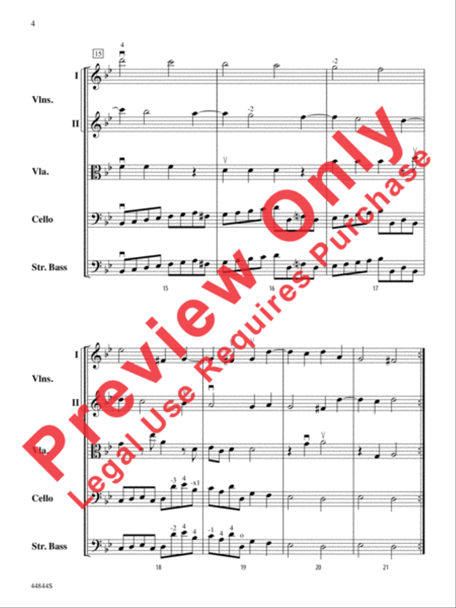 Concerto Grosso, Opus 6, No. 8 String Orchestra scores gallery preview page 25