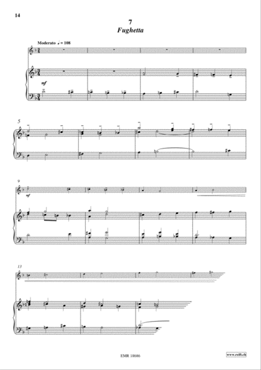 Au Fil Du Temps Violin scores gallery preview page 10