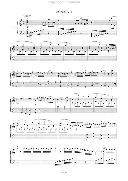 3 Sonatas Op. 7 for Harpsichord (Piano) by Muzio Clementi Harpsichord - Sheet Music