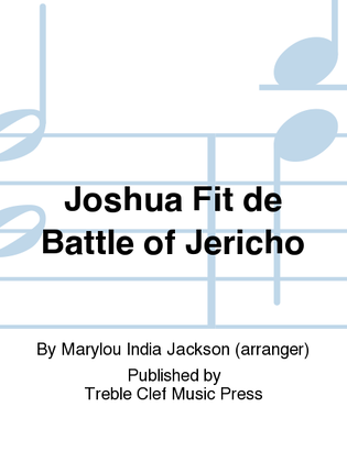 Book cover for Joshua Fit de Battle of Jericho