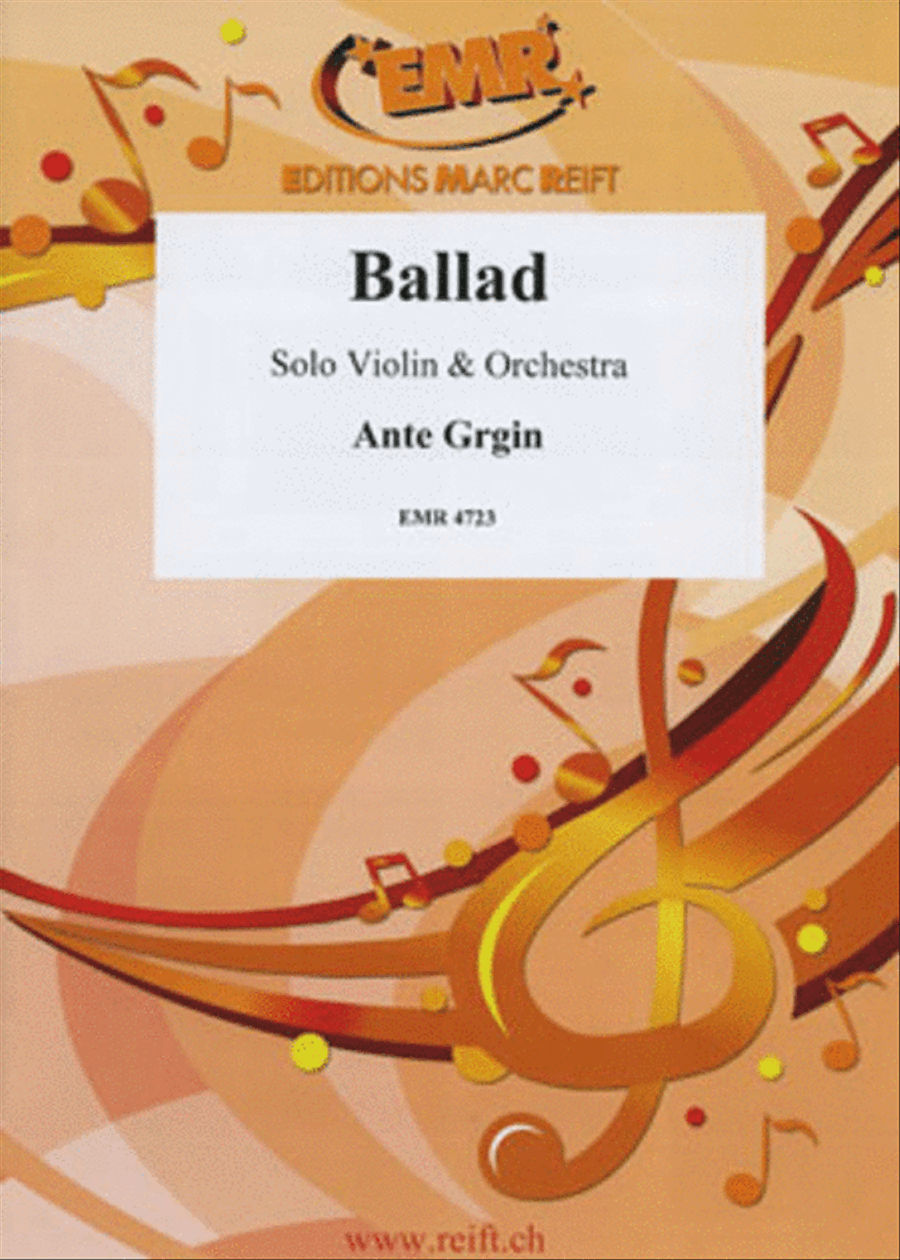 Ballad Orchestra scores gallery preview page 1