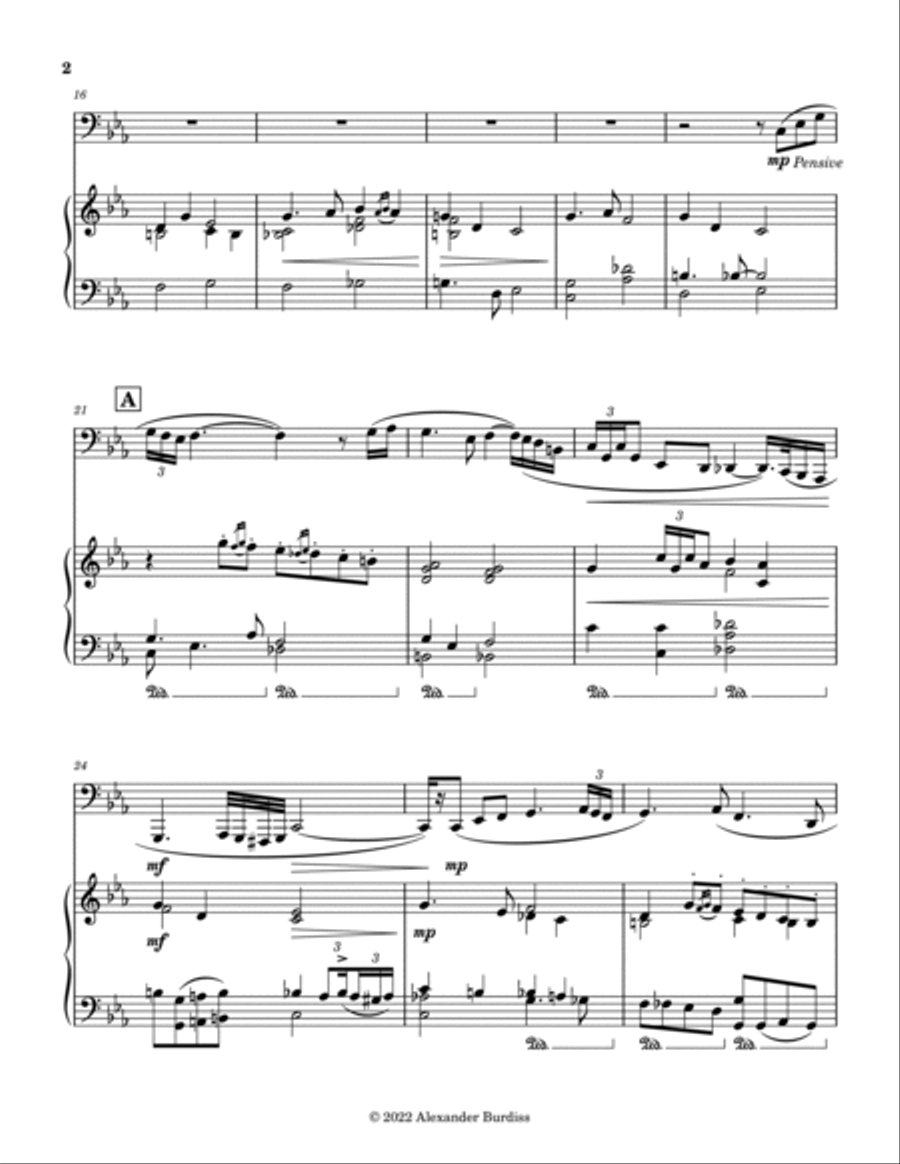 Too Much For Our Thirst (Tuba and Piano)