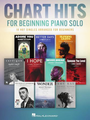 Book cover for Chart Hits for Beginning Piano Solo