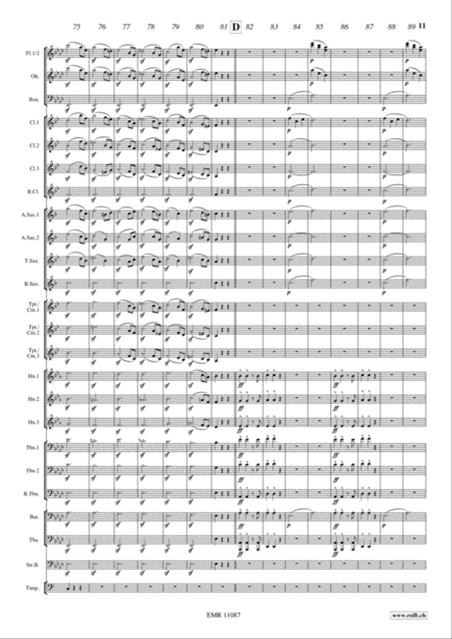 Egmont Concert Band scores gallery preview page 12