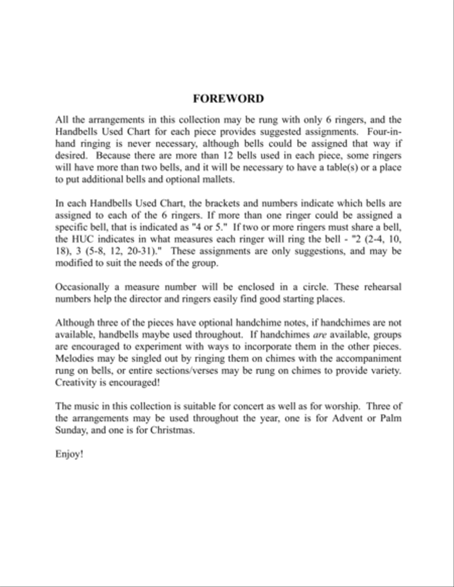 Ring with 6: Year-Round Handbell Choir scores gallery preview page 2