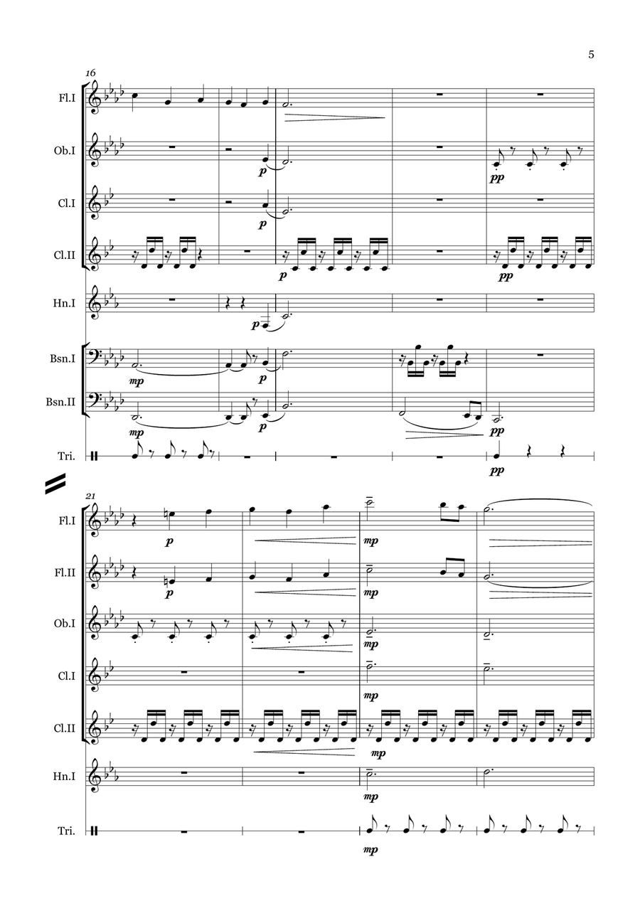 Asturiana Woodwind Quintet scores gallery preview page 5