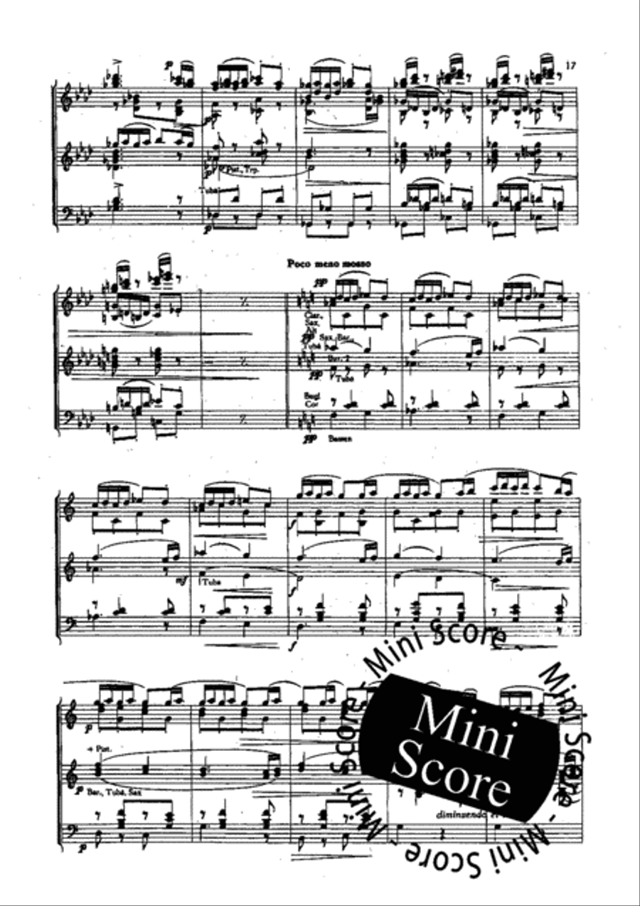Slavische Dansen no 1,6 en 8 Fanfare Band scores gallery preview page 19