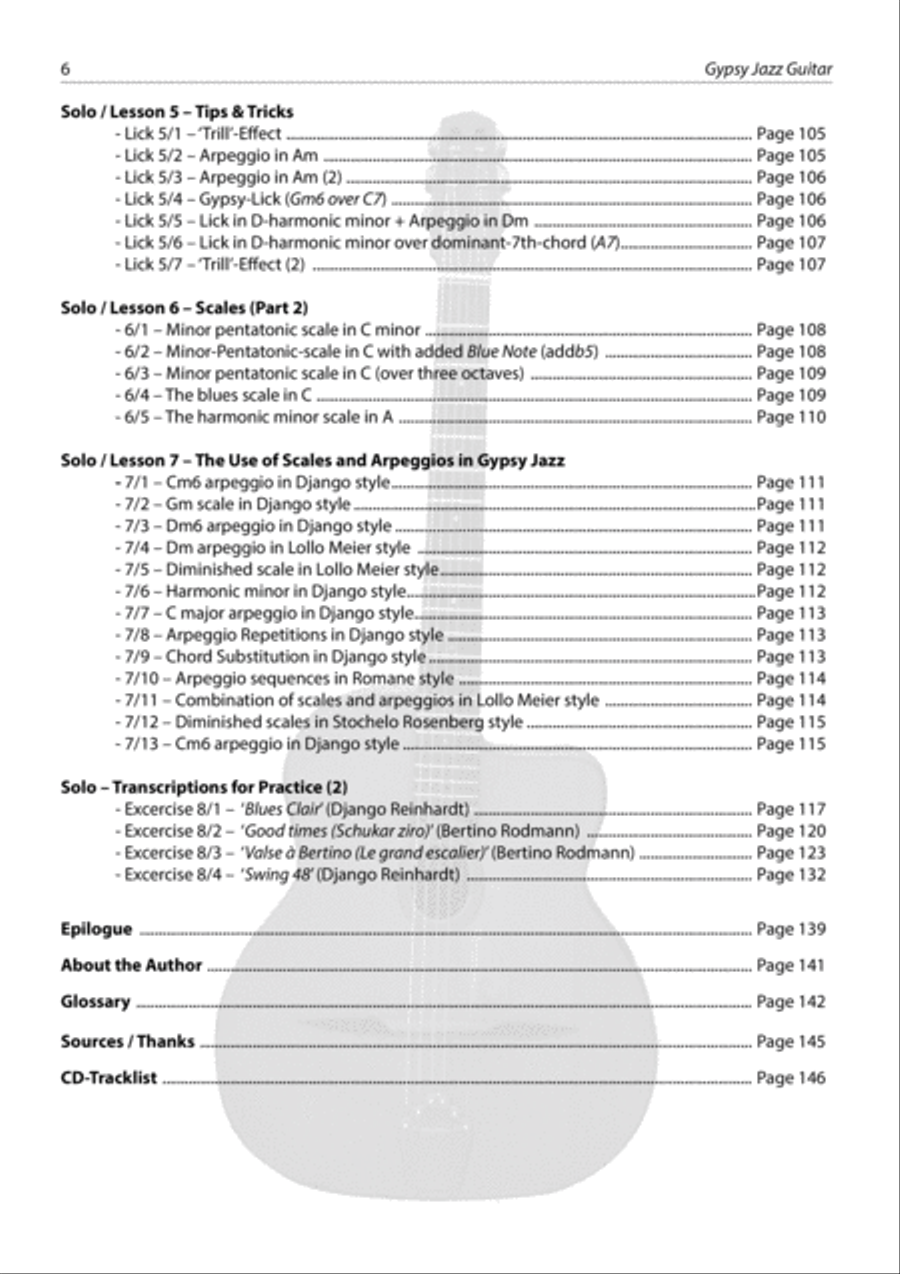 Gypsy Jazz Guitar, Volume 1 Electric Guitar scores gallery preview page 5