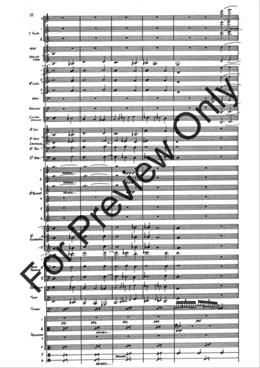 Agincourt Hymn (Score) Concert Band scores gallery preview page 76