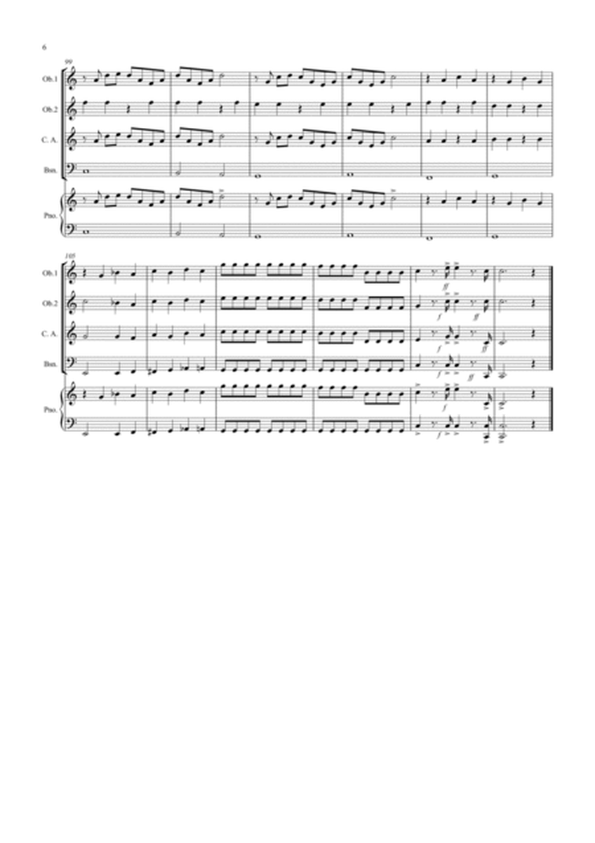 2 Classical Favourites for Double Reed Quartet (volume three) image number null