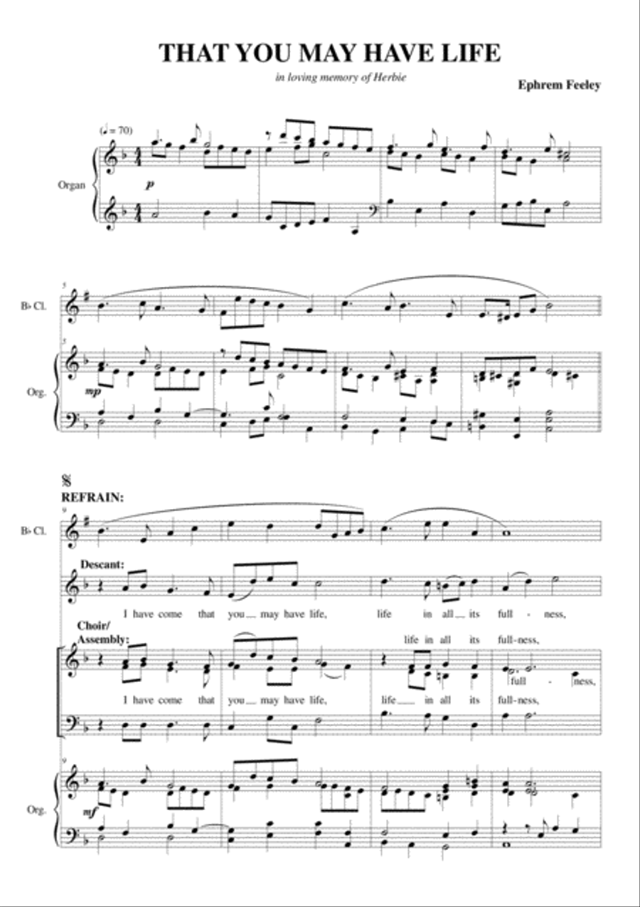 That You May Have Life 3-Part scores gallery preview page 2