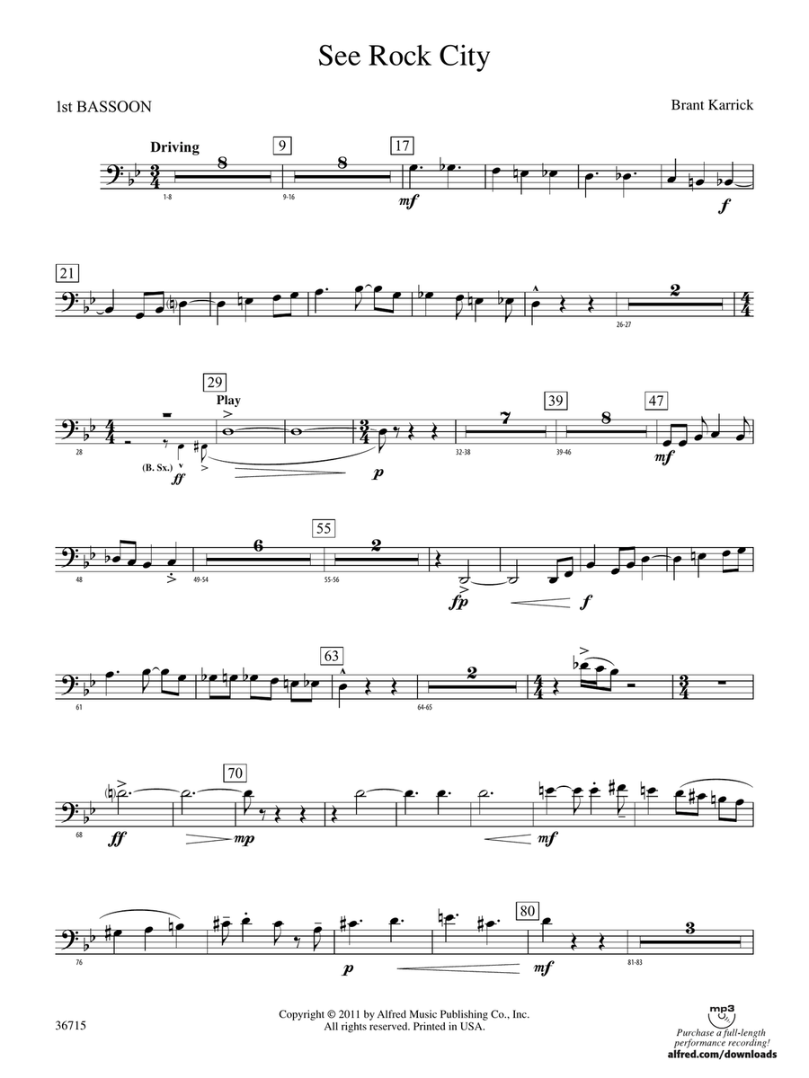 See Rock City: Bassoon