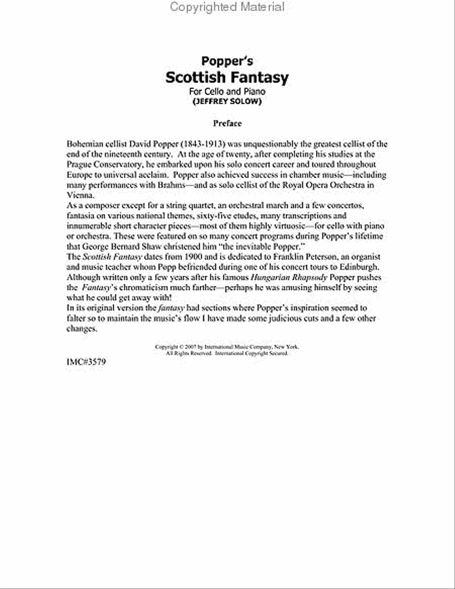 Scottish Fantasy, Opus 71 Piano Accompaniment scores gallery preview page 3