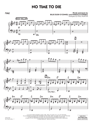 No Time to Die (from No Time To Die) (arr. Paul Murtha) - Piano