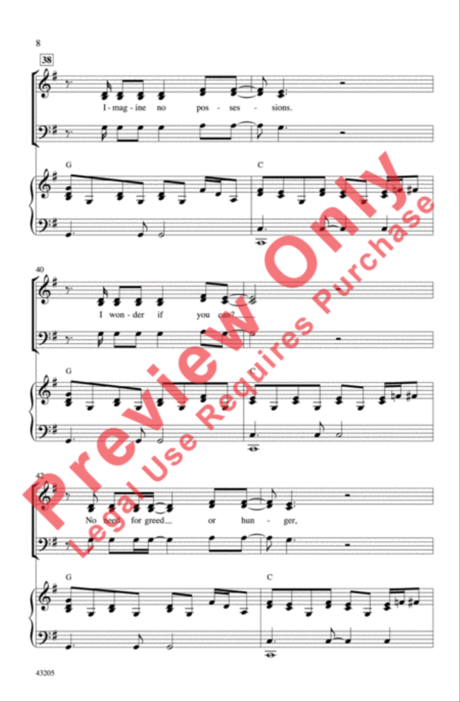 Imagine 3-Part scores gallery preview page 8