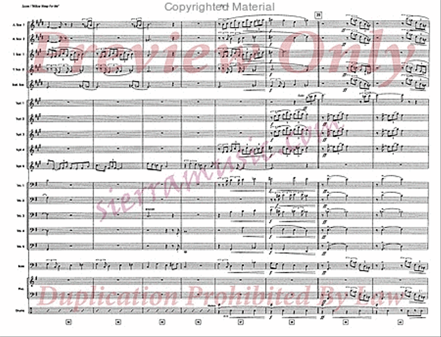 Willow Weep For Me Jazz Ensemble scores gallery preview page 6