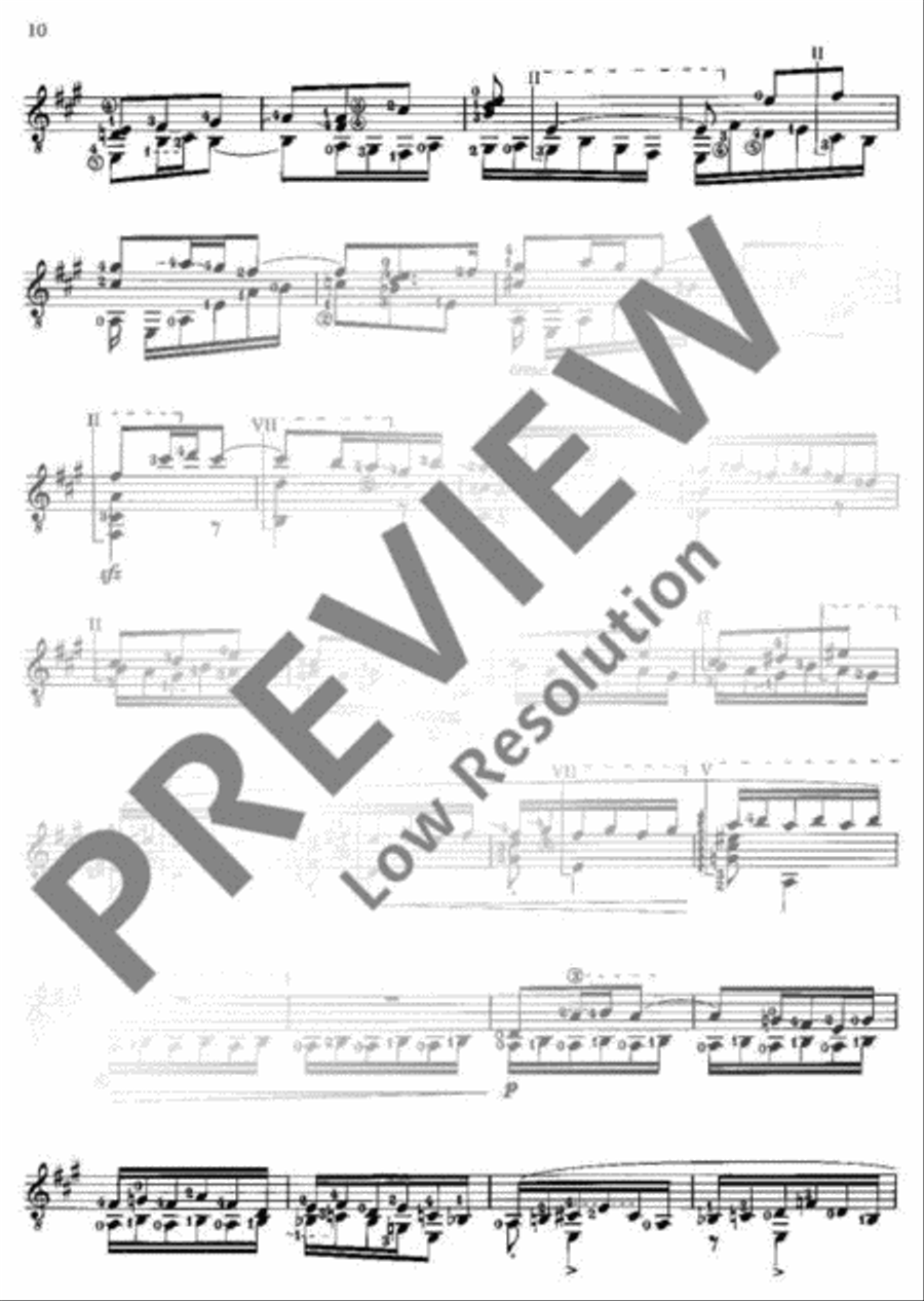 Miniaturas Miniaturas Classical Guitar scores gallery preview page 11