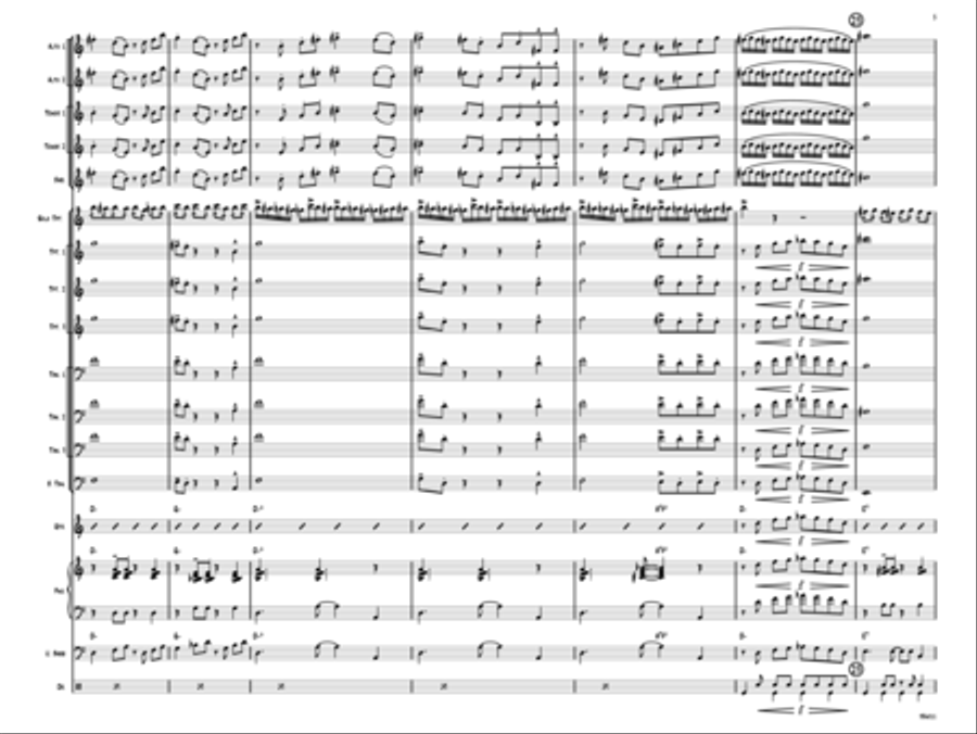 The Green Hornet Jazz Ensemble scores gallery preview page 4