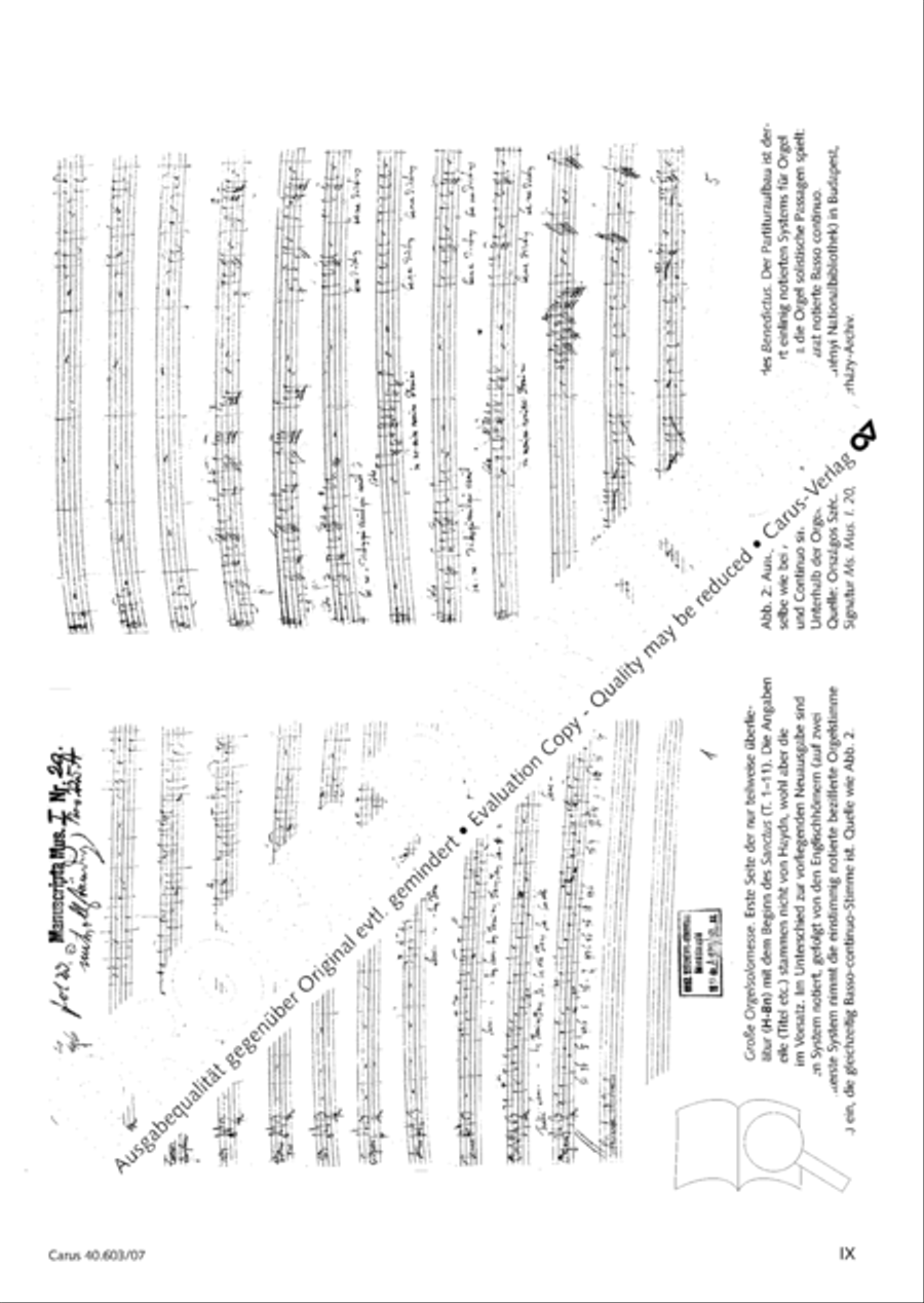 Grosse Orgelsolomesse in Es 4-Part scores gallery preview page 10