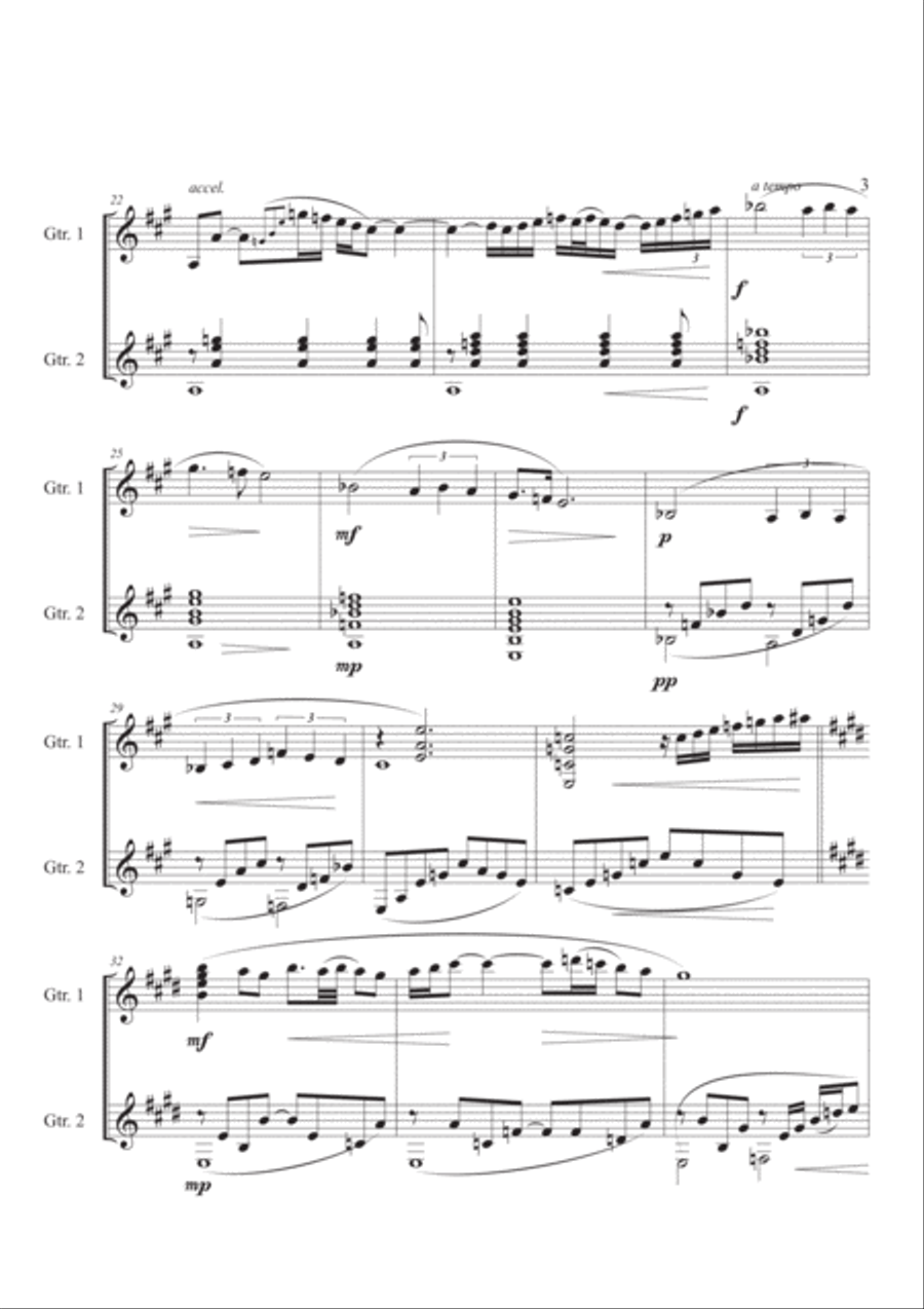 Guitar Duet Guitar scores gallery preview page 3