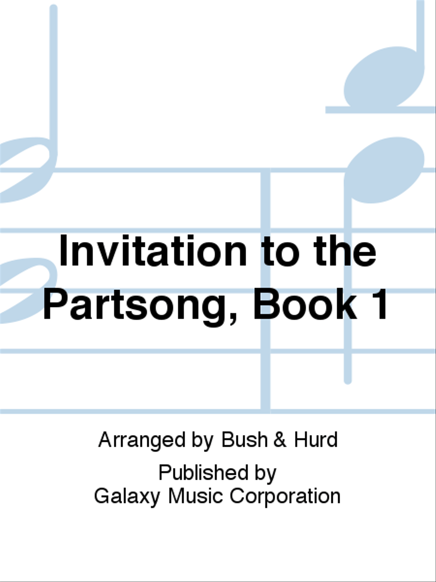 Invitation to the Partsong, Book 1 (Rounds & Catches) TTBB scores gallery preview page 1