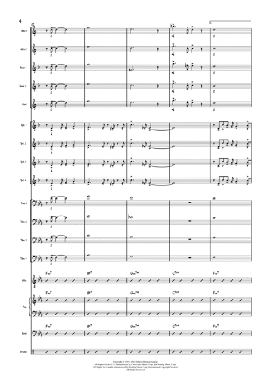 Desafinado Jazz Ensemble scores gallery preview page 4