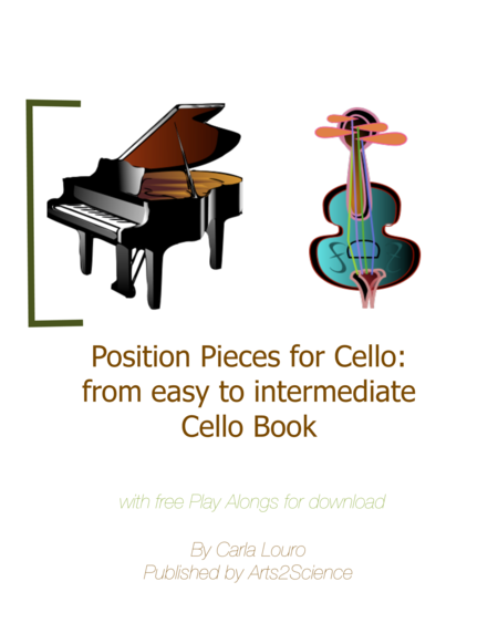 Position Pieces for Cello: from easy to higher intermediate Cello Book image number null