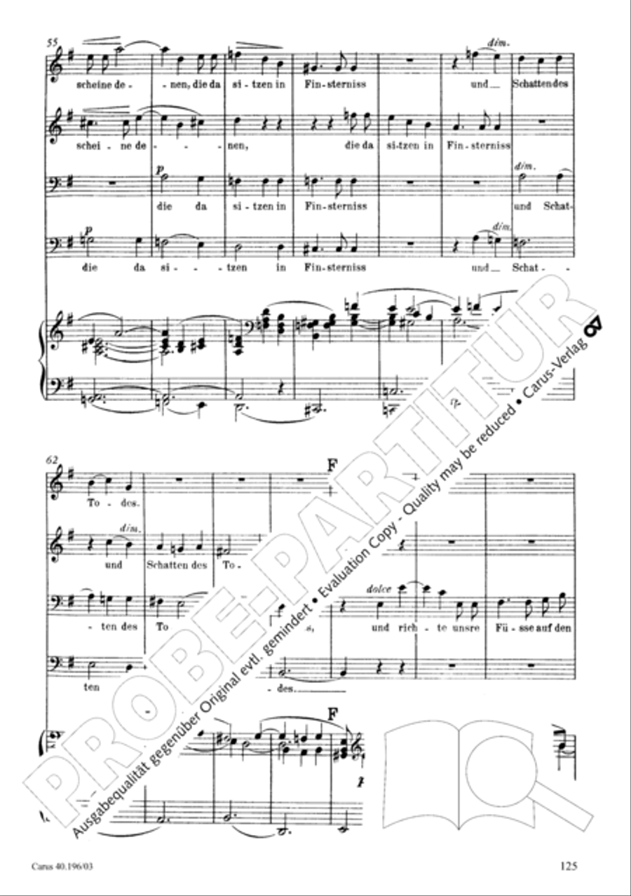 Die Geburt Christi SSA scores gallery preview page 126