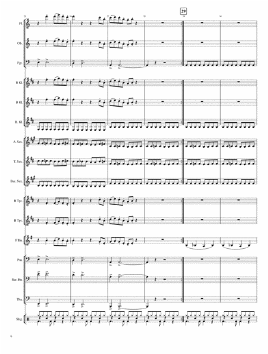 Batman Theme Batman Theme Concert Band scores gallery preview page 6