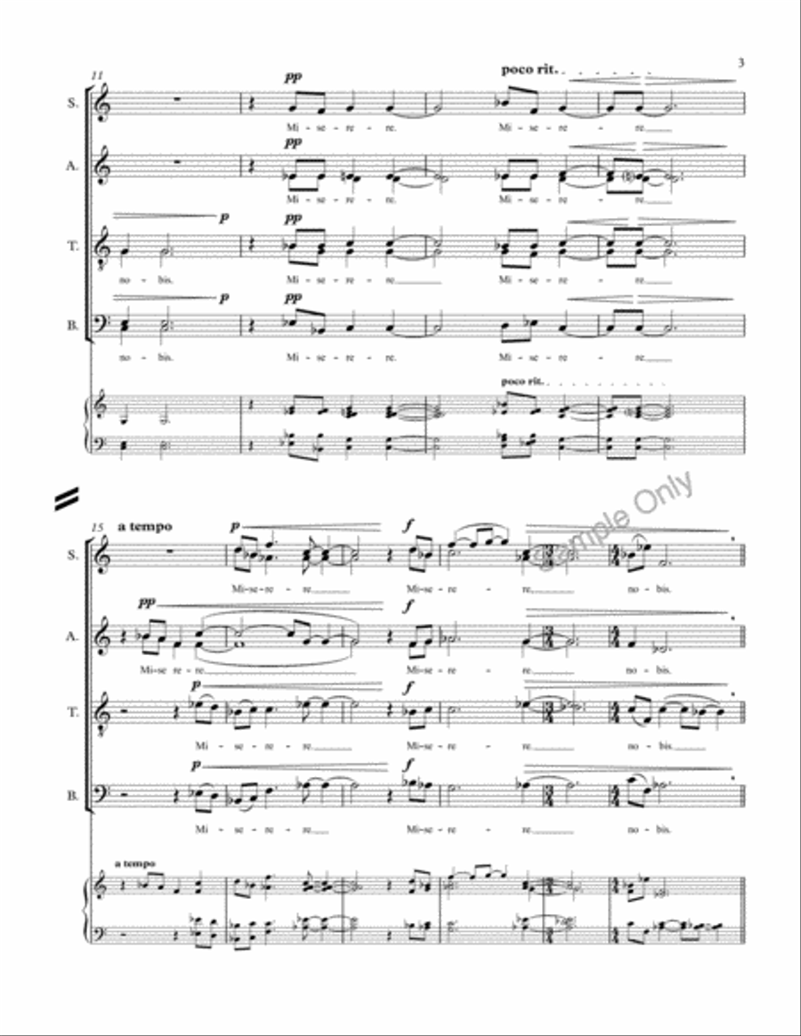 Miserere 4-Part scores gallery preview page 3