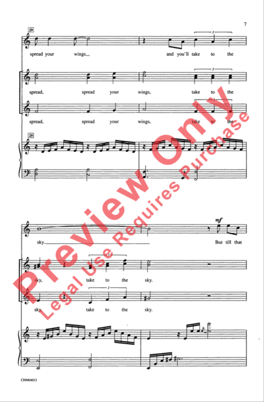 Summertime (from Porgy and Bess) Women's Choir scores gallery preview page 7