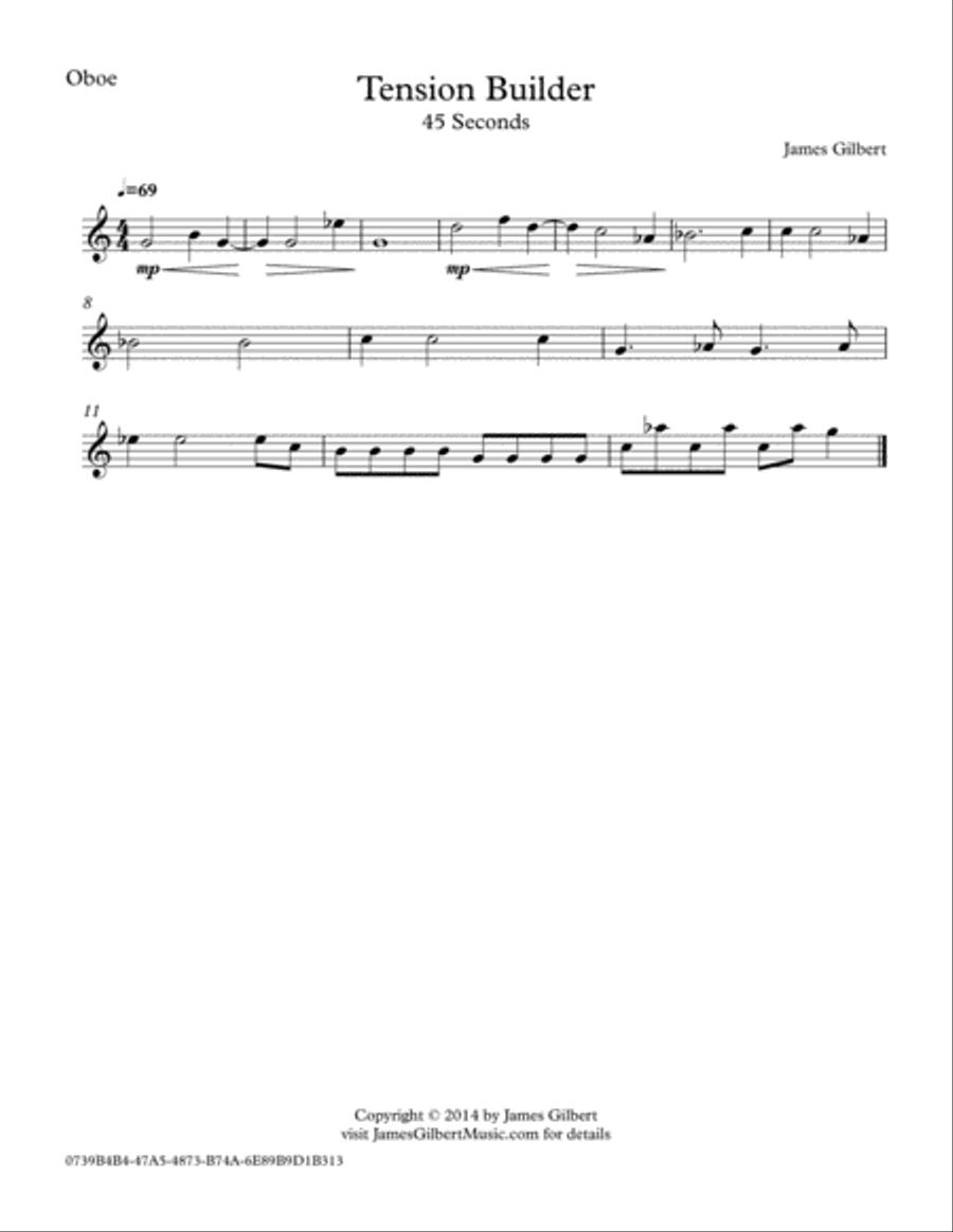 45 Second Tension Builder Full Orchestra scores gallery preview page 6