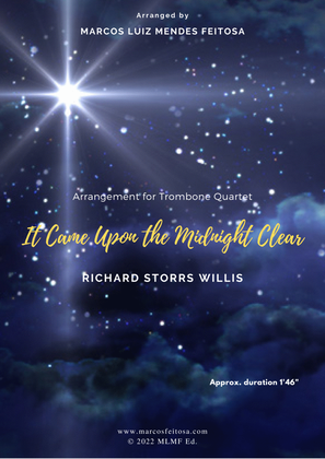 Book cover for It Came Upon the Midnight Clear - Trombone Quartet