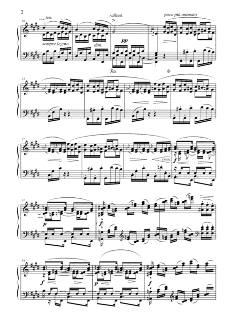 Etude Op. 10 No. 3 (Tristesse) Piano Method scores gallery preview page 2