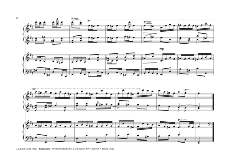 Badinerie - from Orchestral Suite No.2 in B minor  BWV 1067 image number null