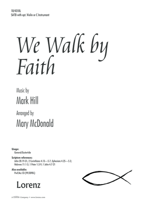 Book cover for We Walk by Faith