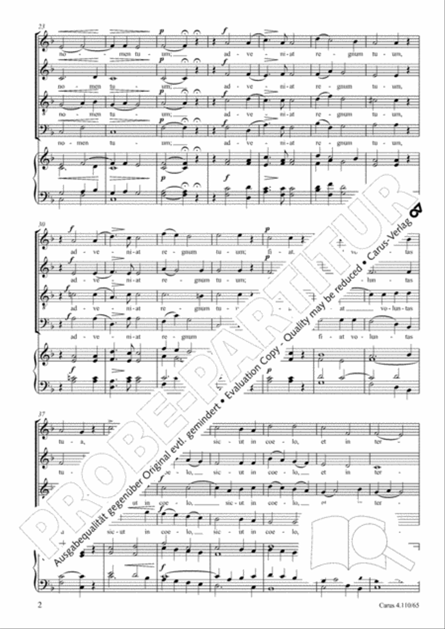 Pater noster Pater noster Choir scores gallery preview page 3