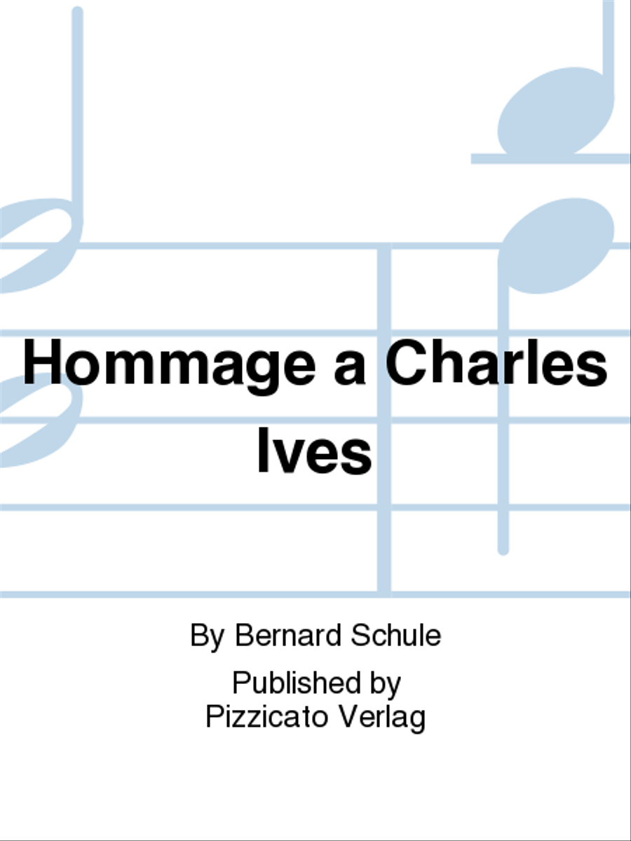 Hommage a Charles Ives Hommage a Charles Ives School and Community scores gallery preview page 1
