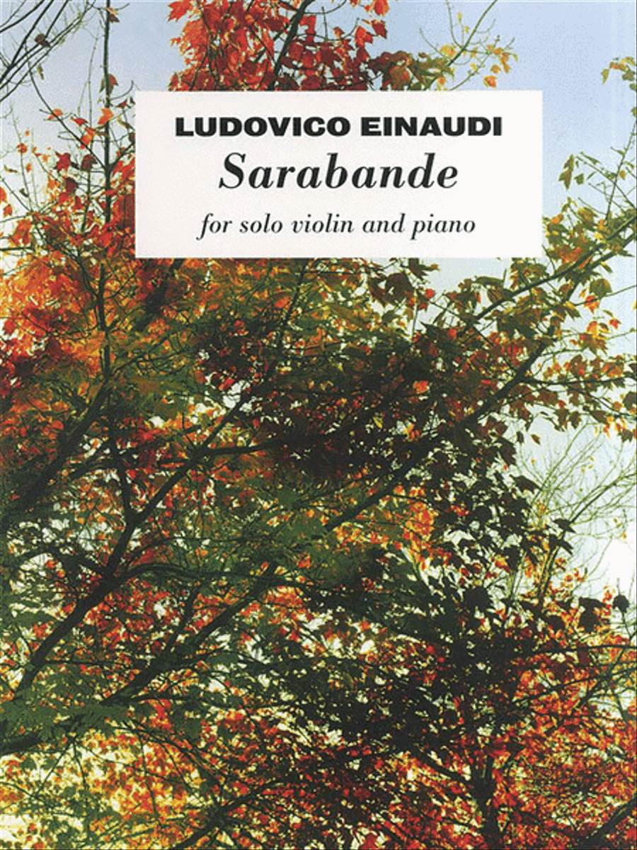 Sarabande Violin Solo scores gallery preview page 1