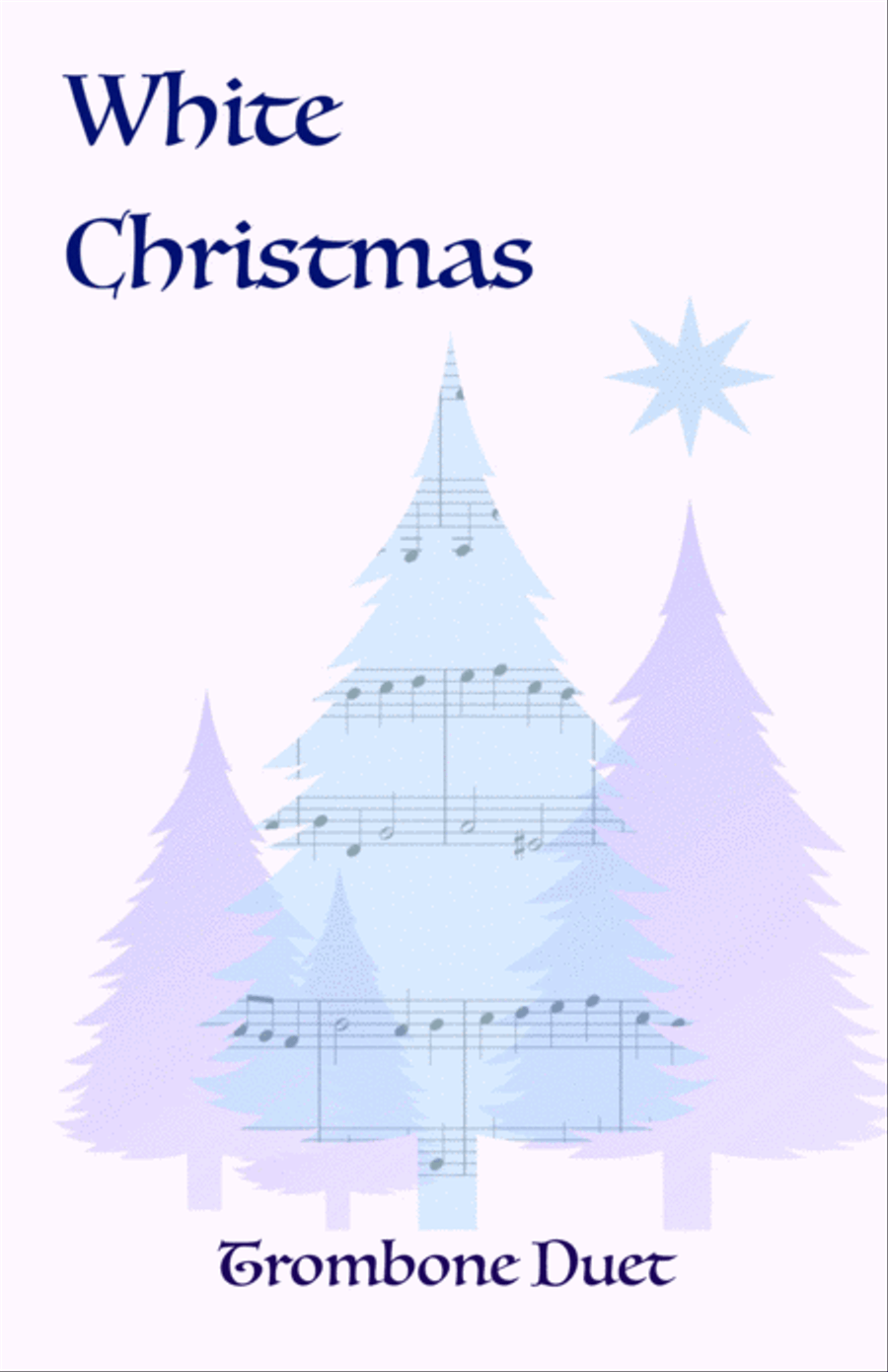 White Christmas Trombone Duet scores gallery preview page 1