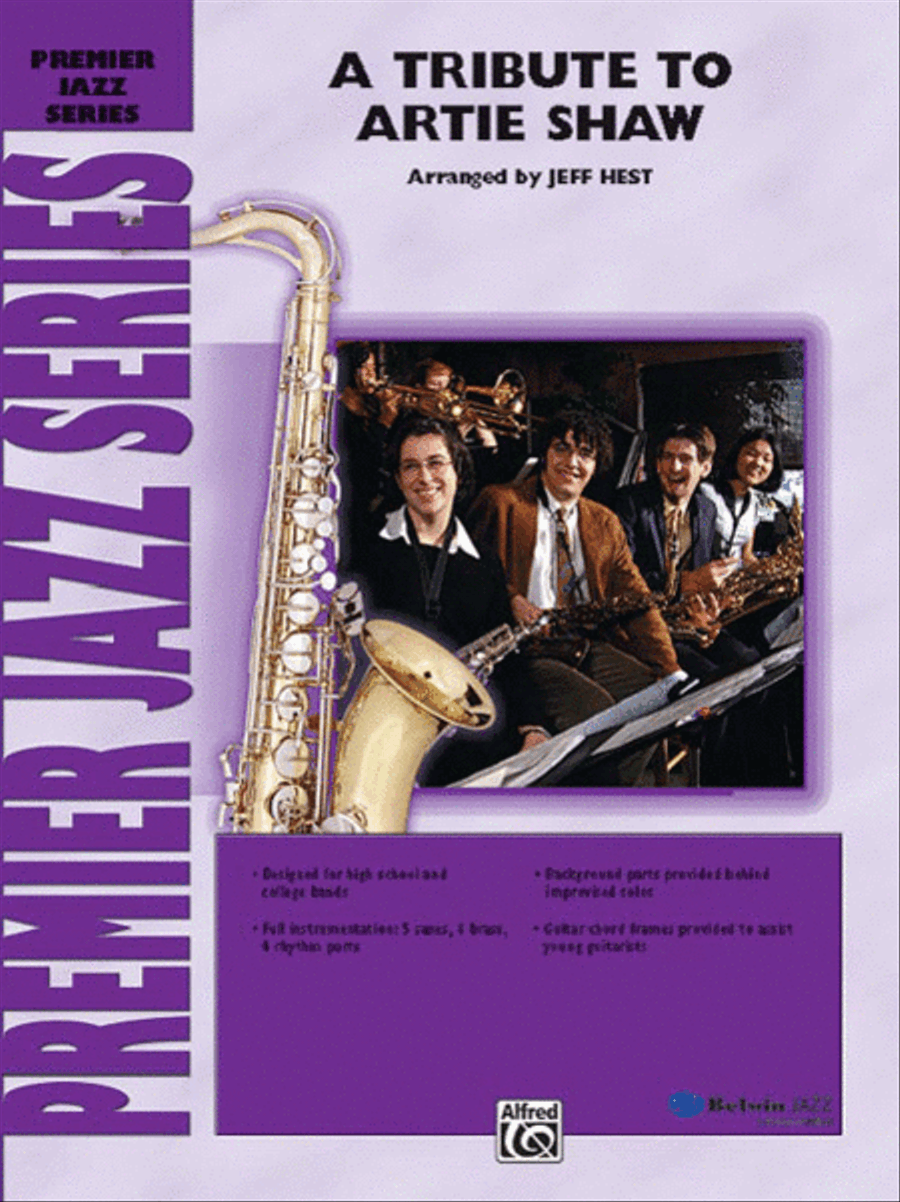A Tribute to Artie Shaw A Tribute to Artie Shaw Jazz Ensemble scores gallery preview page 1