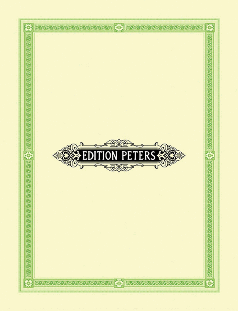 Male Choruses Complete in 4 volumes Volume 1