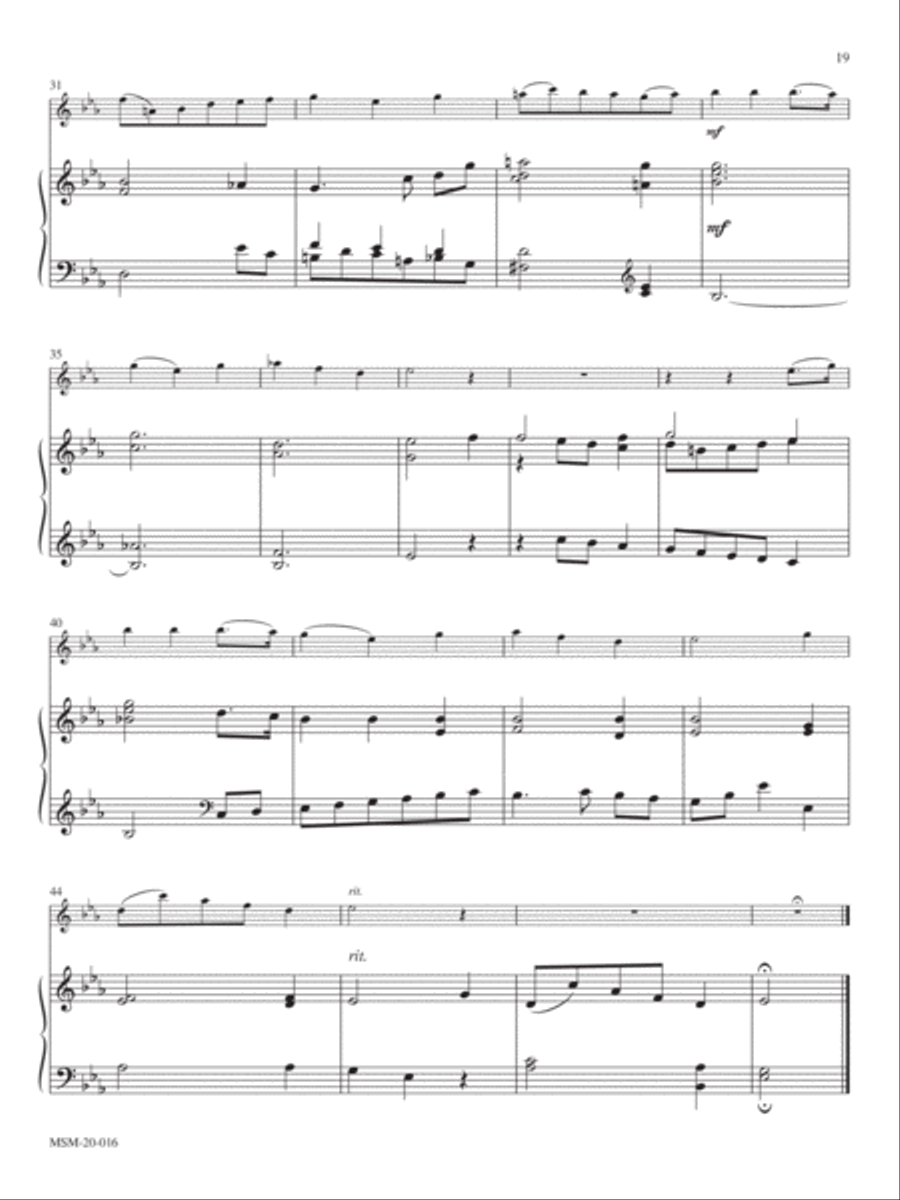 Now the Holly Bears a Berry Flute scores gallery preview page 3