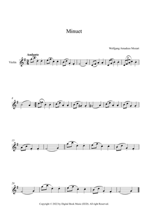 Minuet (In F Major) - Wolfgang Amadeus Mozart (Violin)