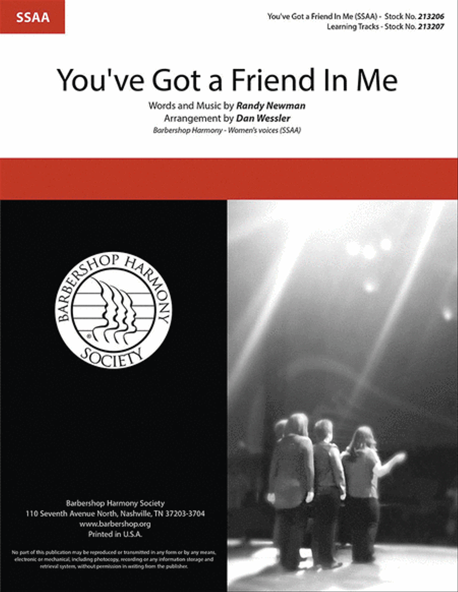 You've Got a Friend in Me SSAA scores gallery preview page 1