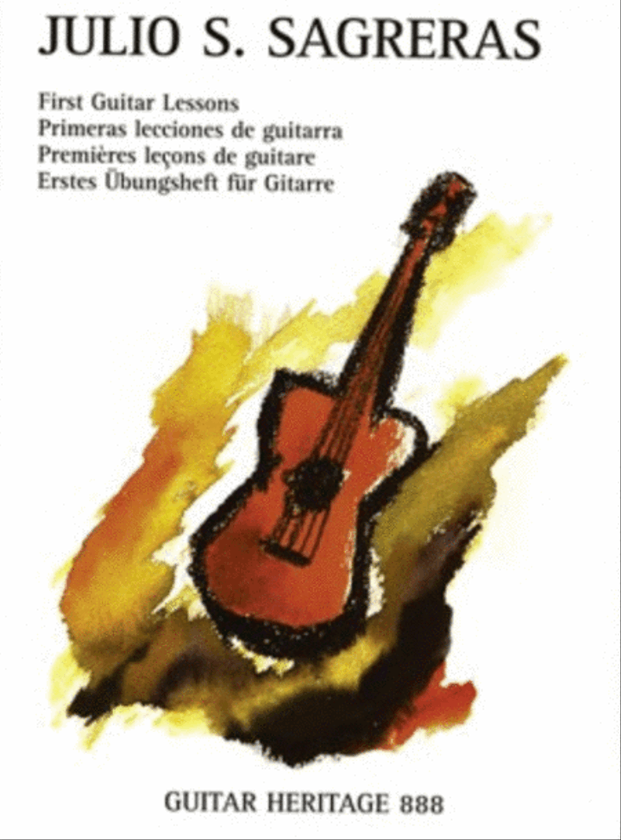 Las primeras lecciones de guitarra Guitar scores gallery preview page 1