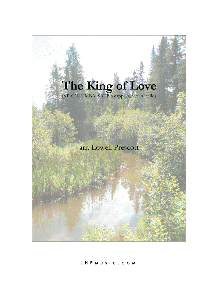 The King of Love 4-Part scores gallery preview page 1